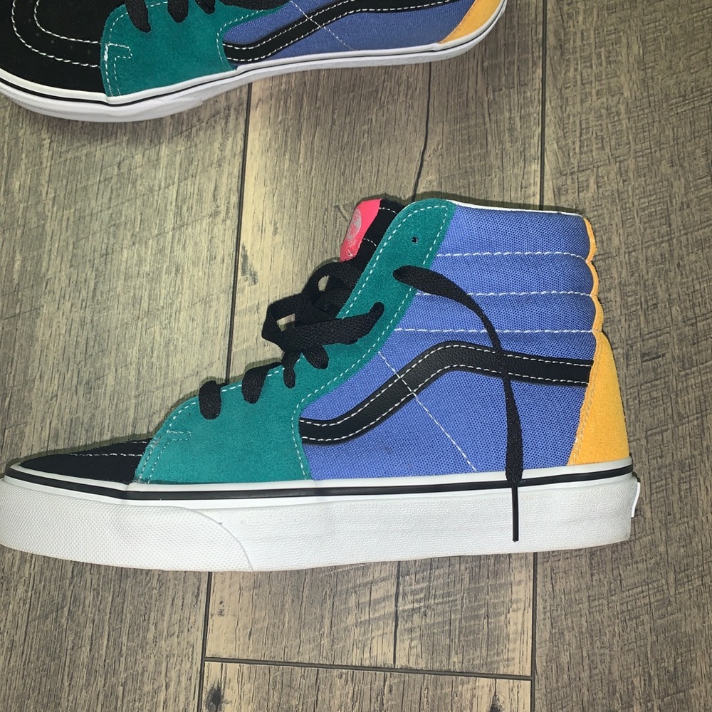 multicolor old school vans